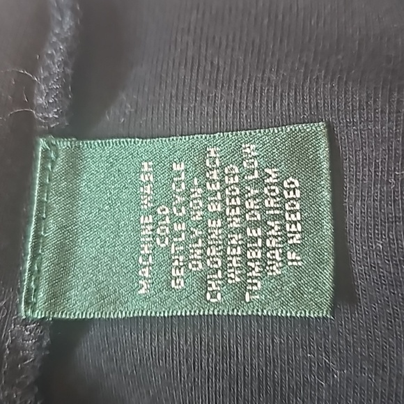 NEW LAUREN RALPH LAUREN BLACK CROCHET SHORT SLEEVE PULLOVER KNIT TOP - Picture 15 of 16